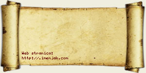 Kristina Jovanović vizit kartica